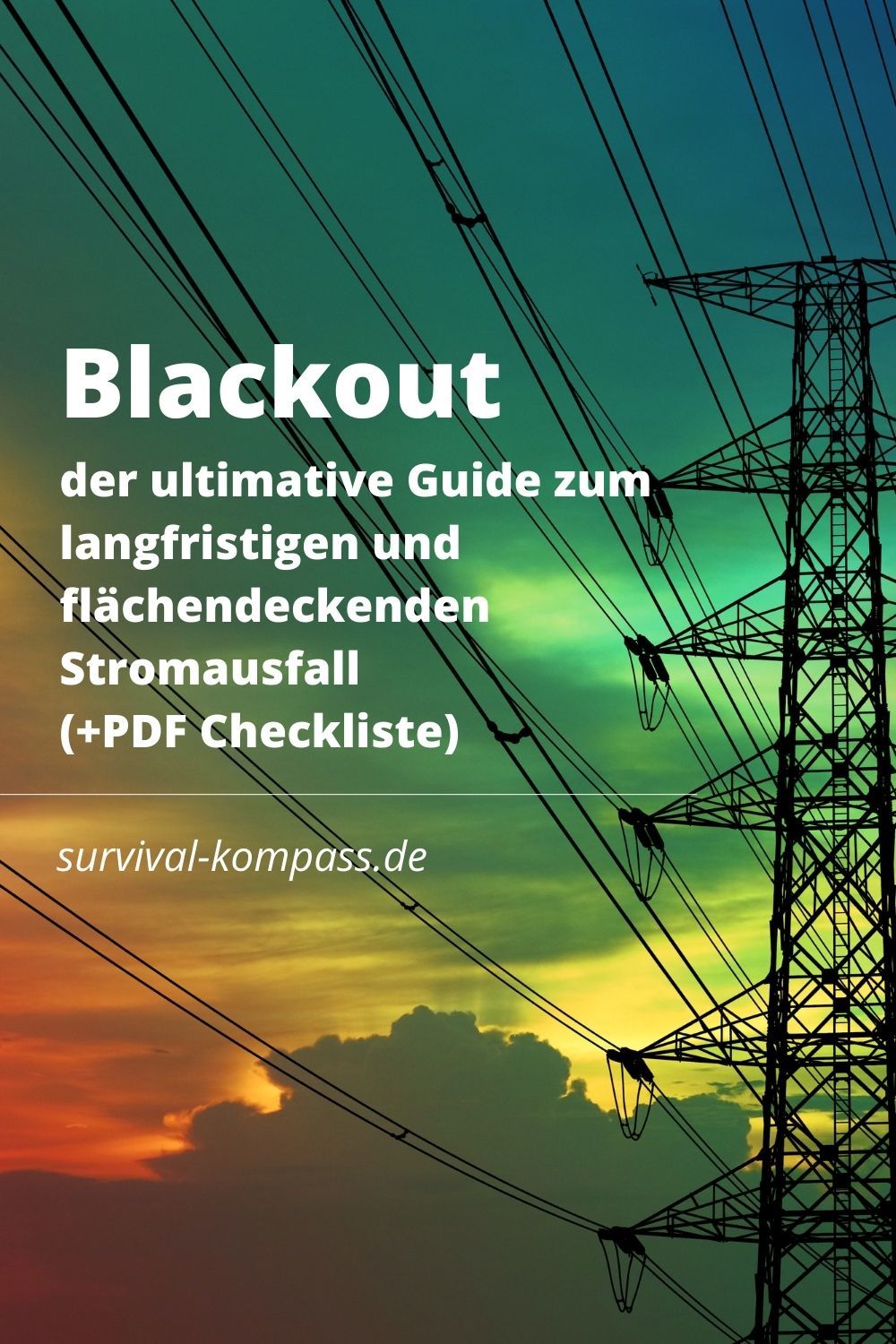 Blackout Stromausfall Vorsorge Checkliste Als Pdf