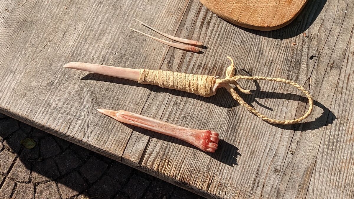 Wildverwertung: Was du aus einem Reh alles machst ahle messer nadeln aus rehbein