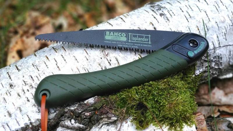 The Bahco Laplander Folding Saw - affordable, robust, safe