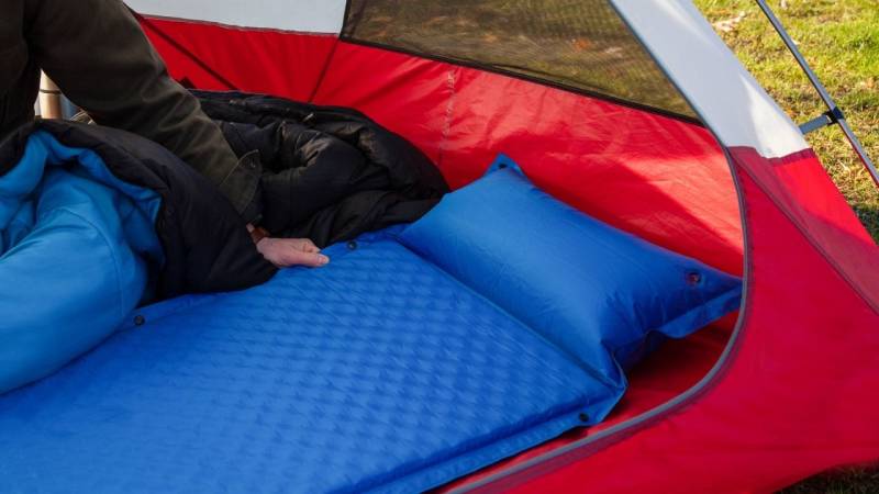 To protect you from the cold from below, pack a sleeping pad