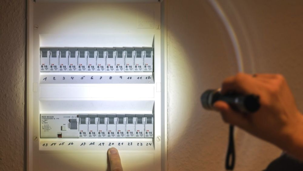 Power outage? First, check if your RCD switch in the fuse box is still in the active position.