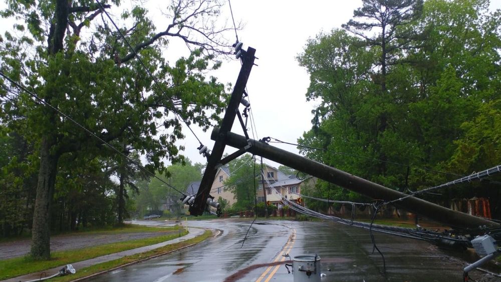 Unwetter können der Auslöser für einen Blackout sein