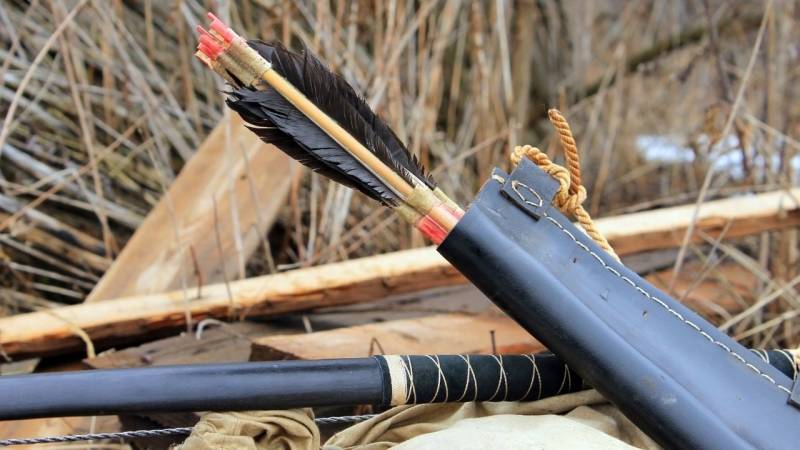 Making a bow and arrow is not an easy task and is only worth it if you're staying in the wilderness for an extended period of time.