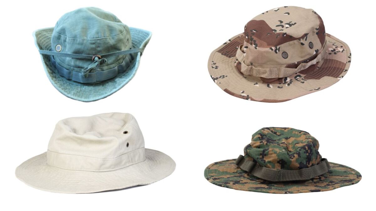 Boonie hats come in many colors and designs