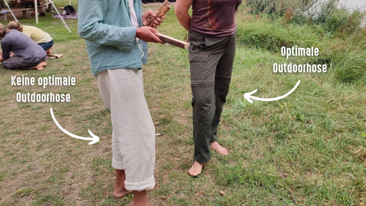 Comparison of bushcraft pants to regular pants