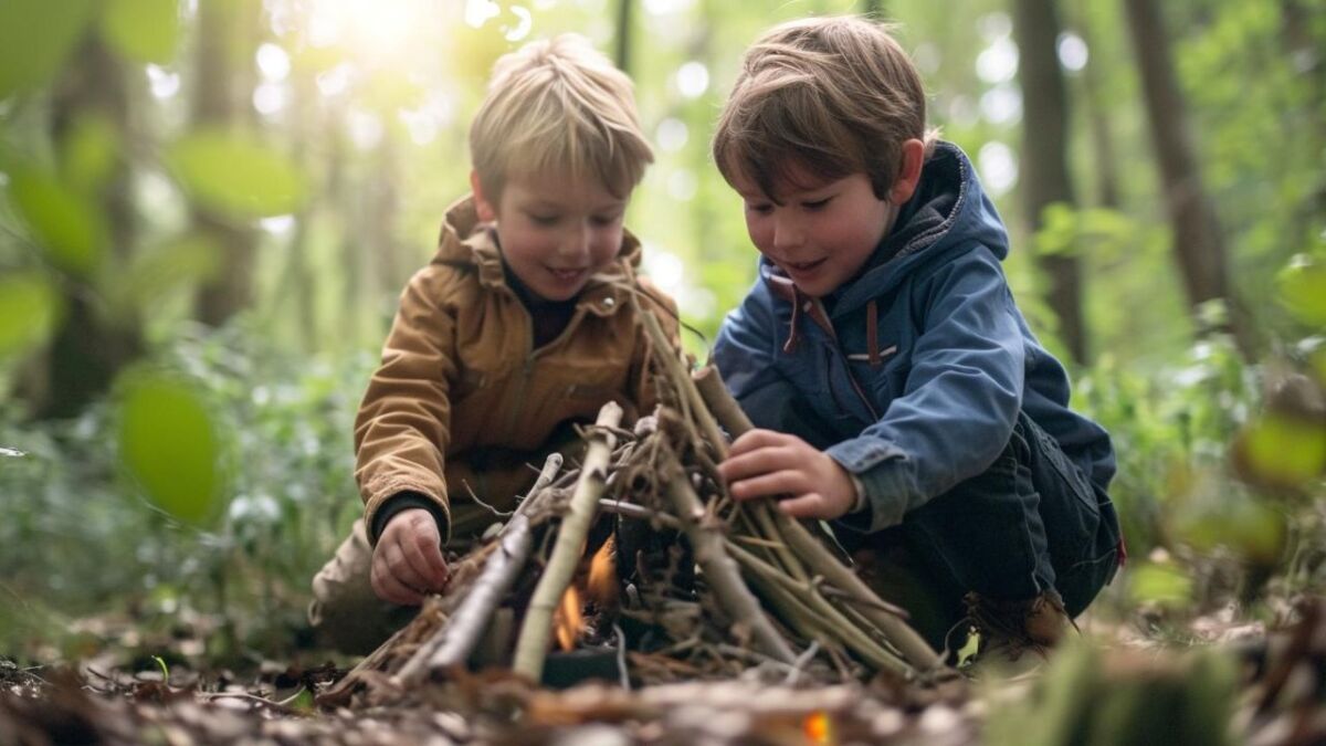 41 Bushcraft Ideas with Children - kid-friendly outdoor activities for parents, groups, and classes