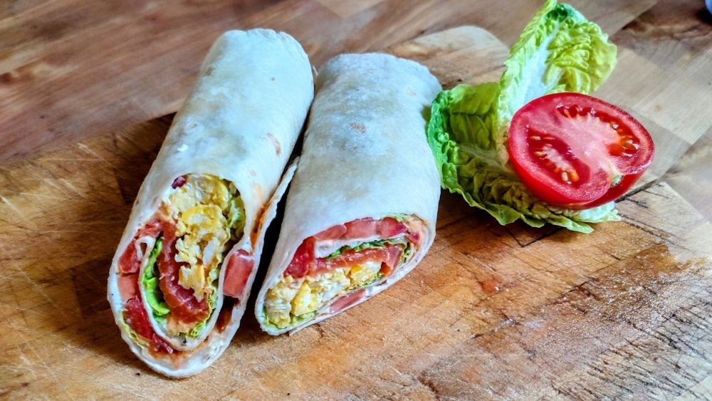 camping ohne kochen wraps rezept lachs ei