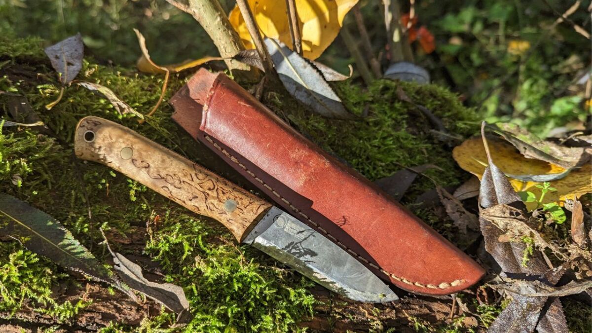 The Casström Woodsman - a solid and sharp knife for bushcrafters and foresters