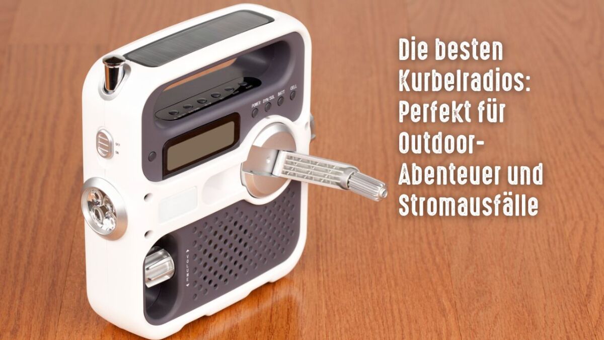 Solar Emergency Radio - Handkurbel Multifunktionales tragbares