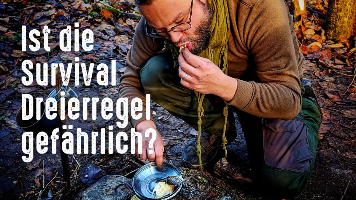 Die Survival-Dreierregel – Warum sie gefährlich sein kann