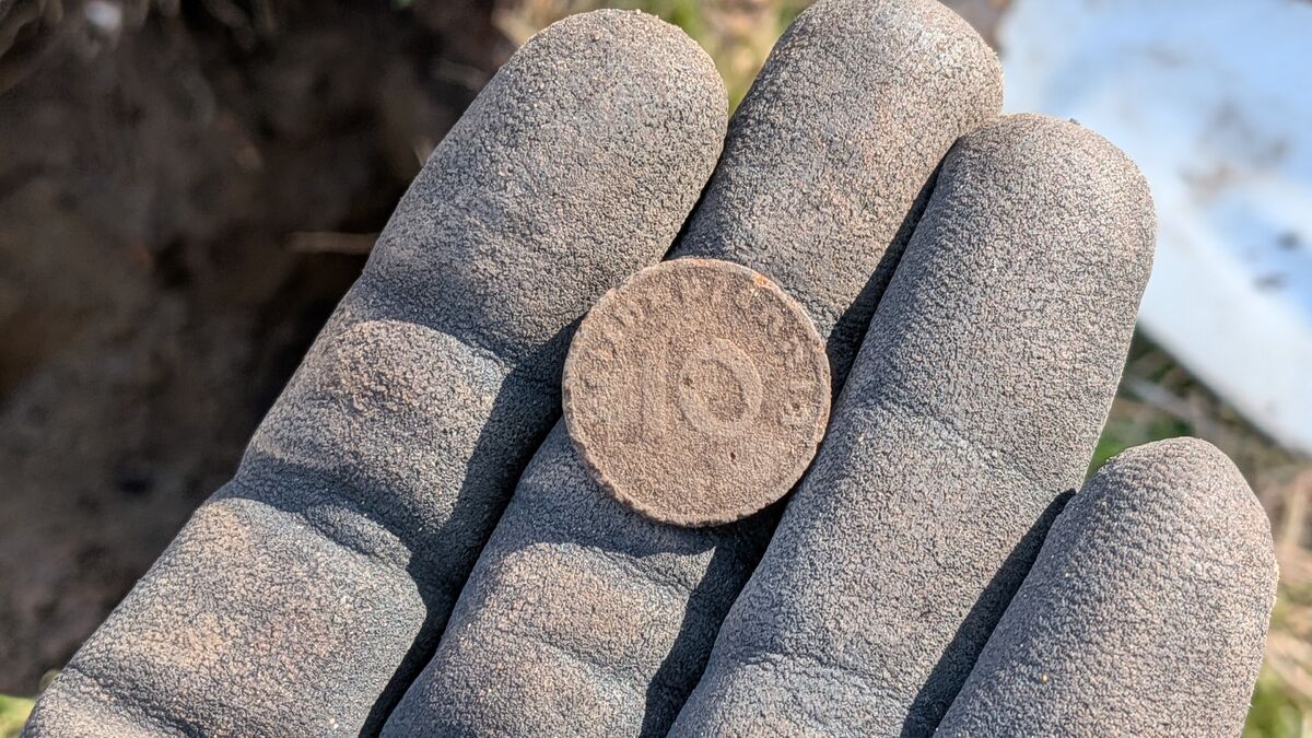 dreckige muenze handschuh