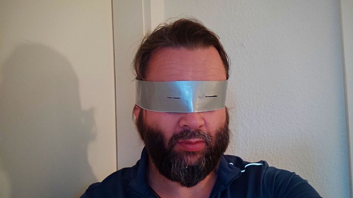 duct tape sonnenbrille