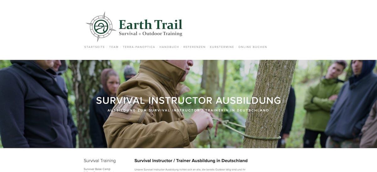 earthtrail survival trainer werden