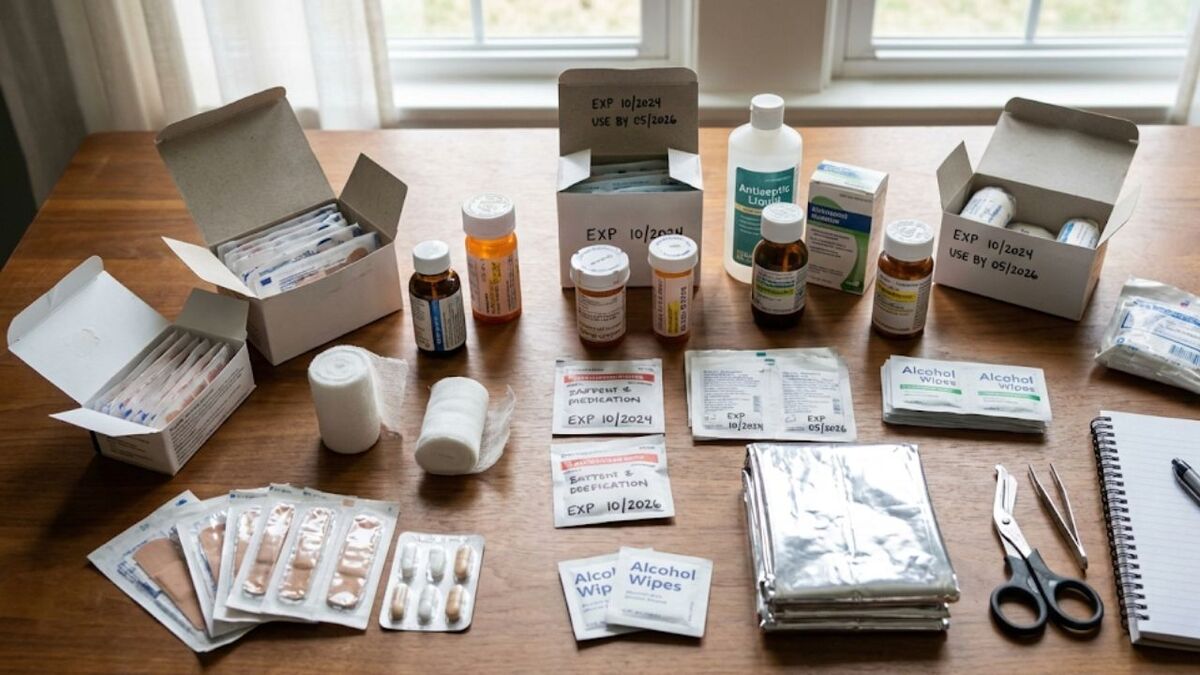 erste hilfe set inhalt pruefen