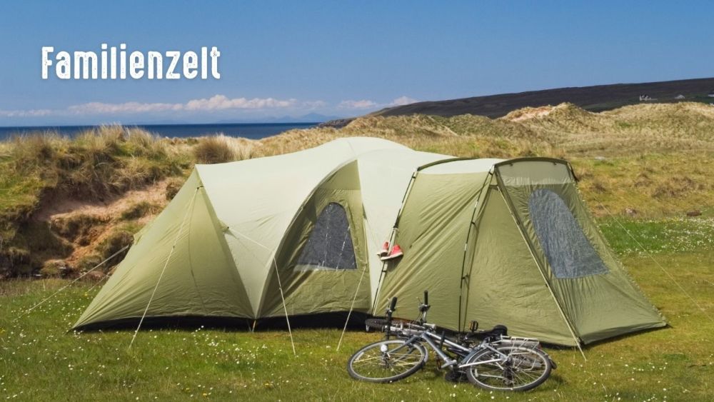 Family tents provide enough space for a family but can only be transported with a car