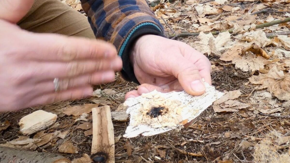 feuerbohrer glut luft zufaecheln