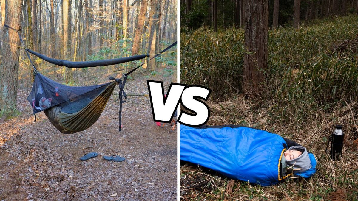 Hammock or sleeping on the ground – a comparison with advantages and disadvantages