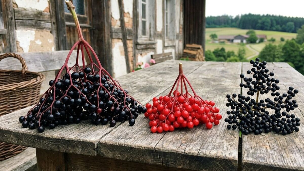 Holunder: Was Wildnismentoren ĂĽber den Hollerbusch wissen holunder beeren vergleich bauernhaus tisch