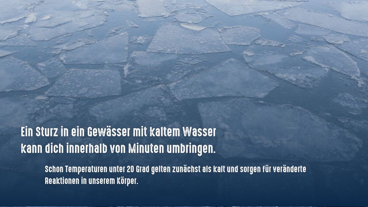 kaltes wasser kann dich schnell umbringen