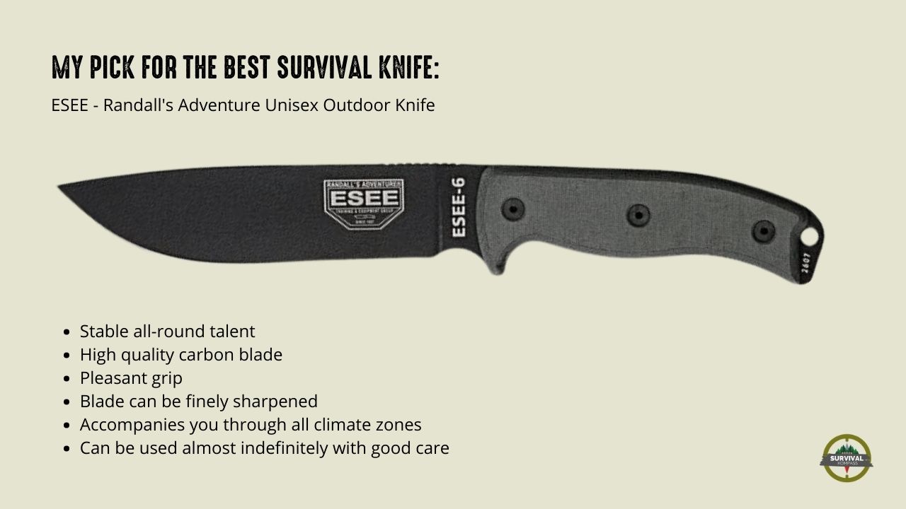 Randall's Adventure Unisex Adult ESEE Outdoor Knife