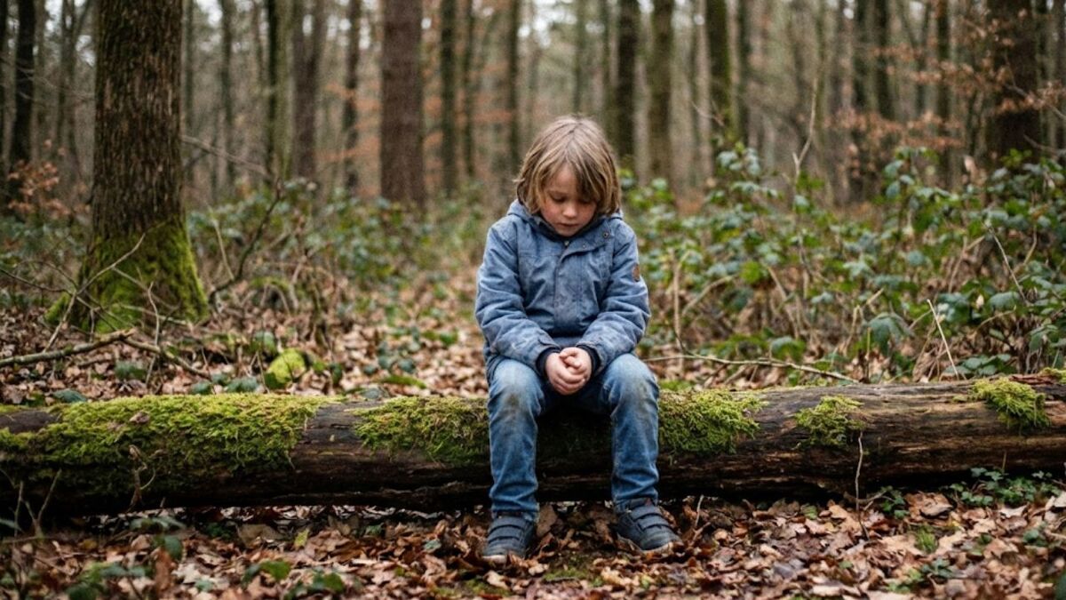 11 Fehler, die selbst erfahrene Naturpädagoginnen machen kind allein baumstamm sitzt