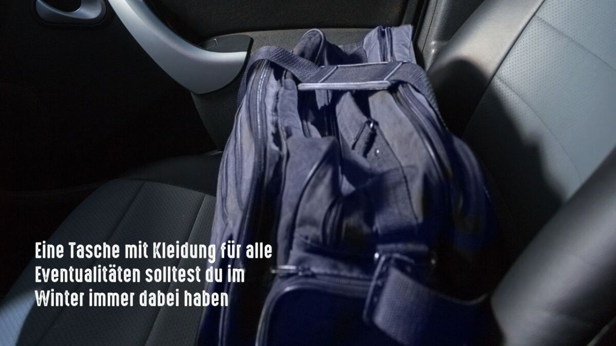 kleidung im auto mitnehmen im winter