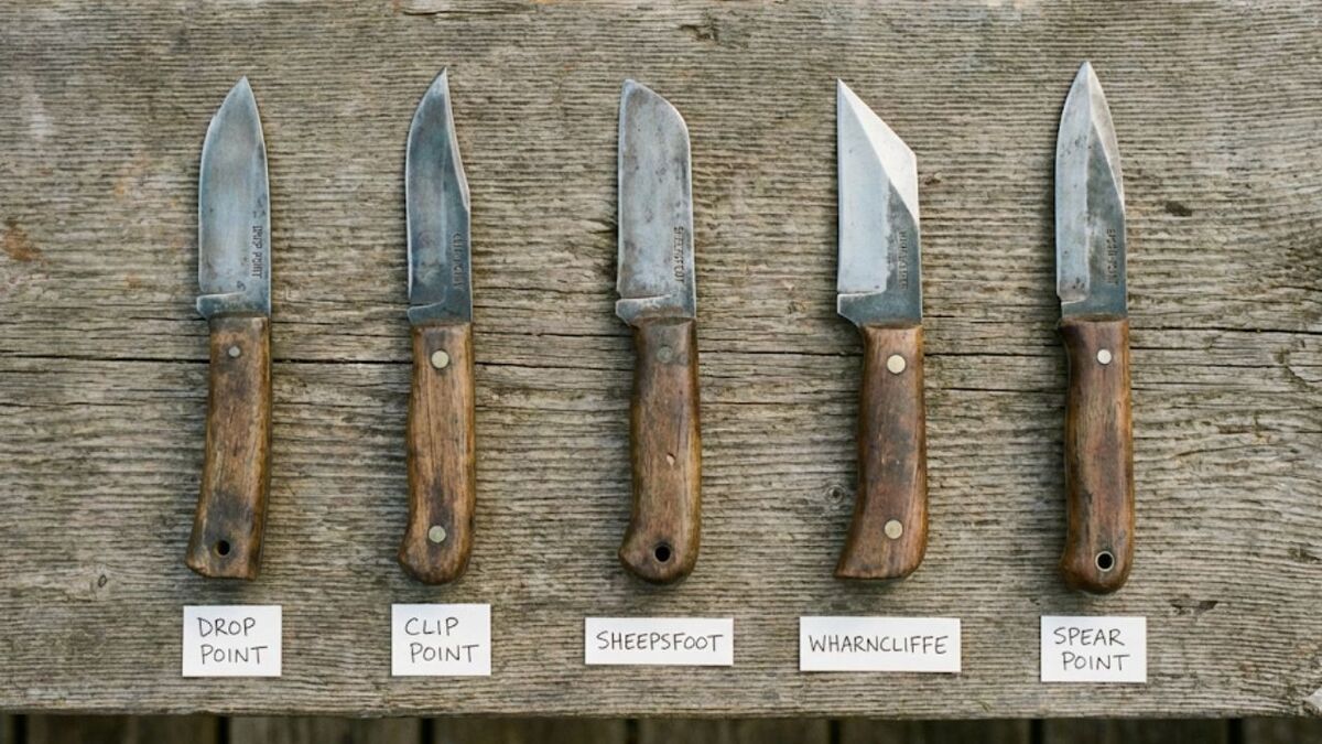 klingenformen vergleich drop point clip point