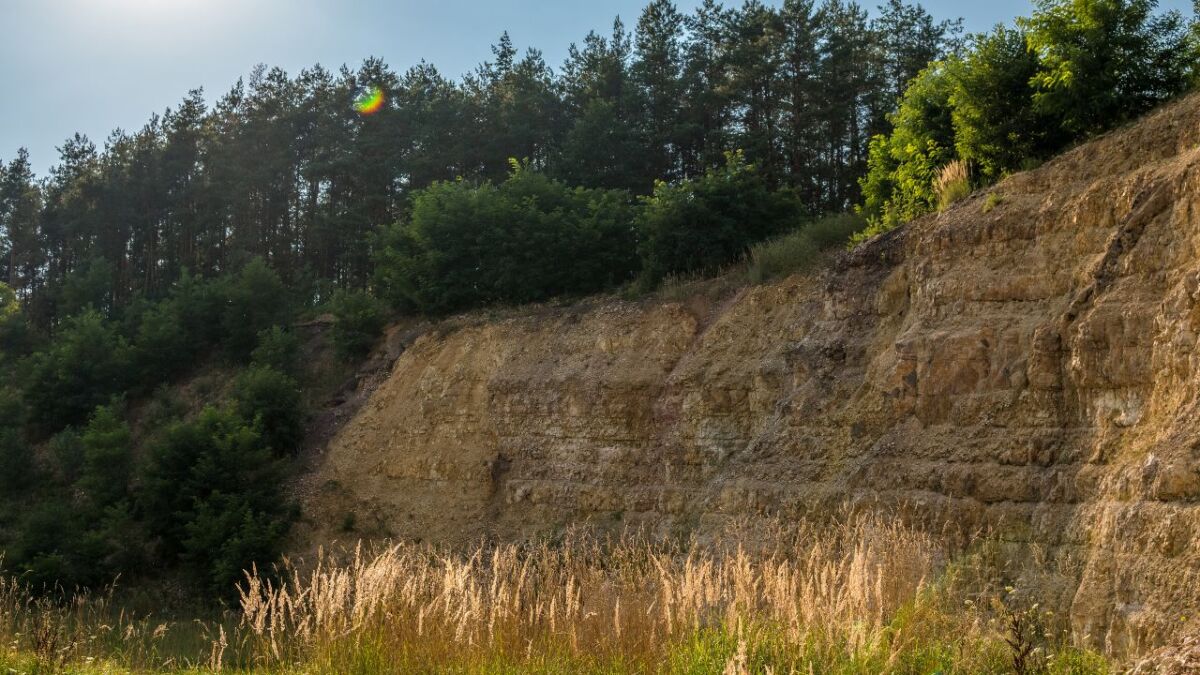 Anlagerungen aus einem ehemaligen Meer