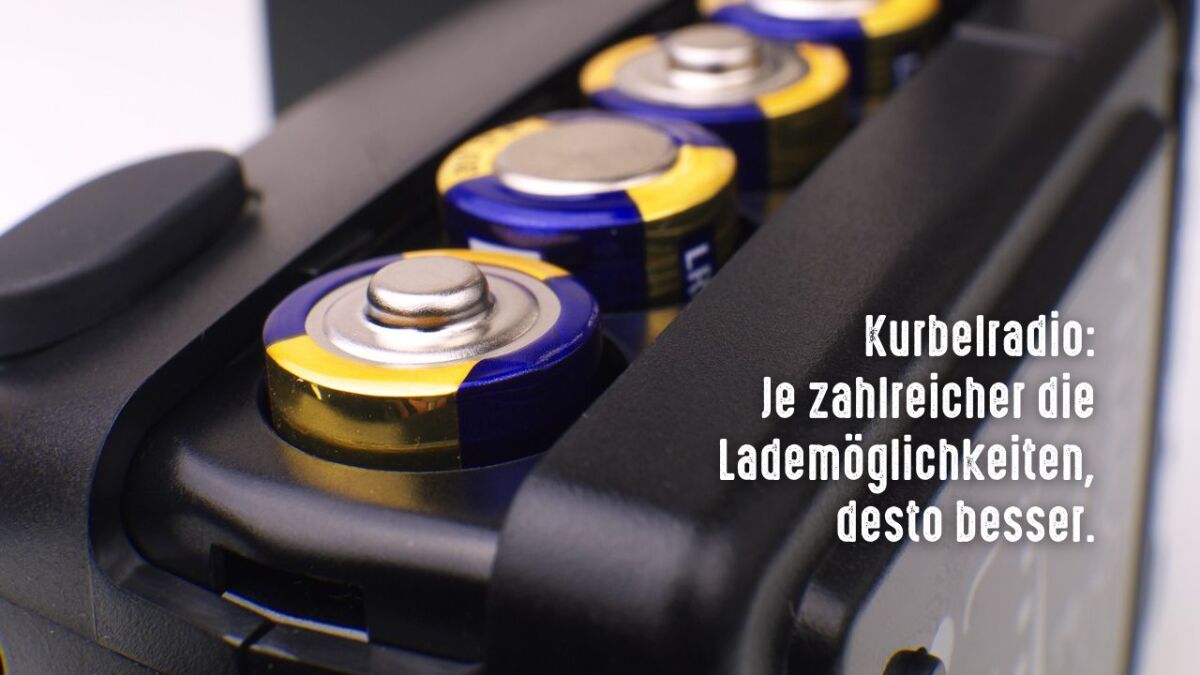 kurbelradio batterien