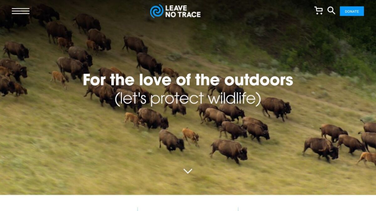 Website of the Leave No Trace Association