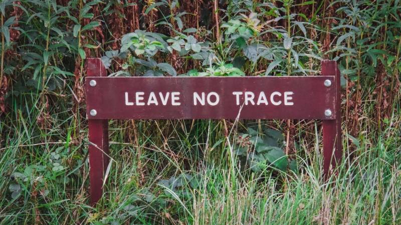 Die Leave-No-Trace-Grundsätze solltest du verinnerlichen