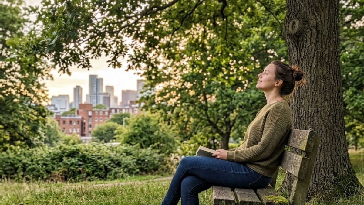 mensch park stadt natur moment