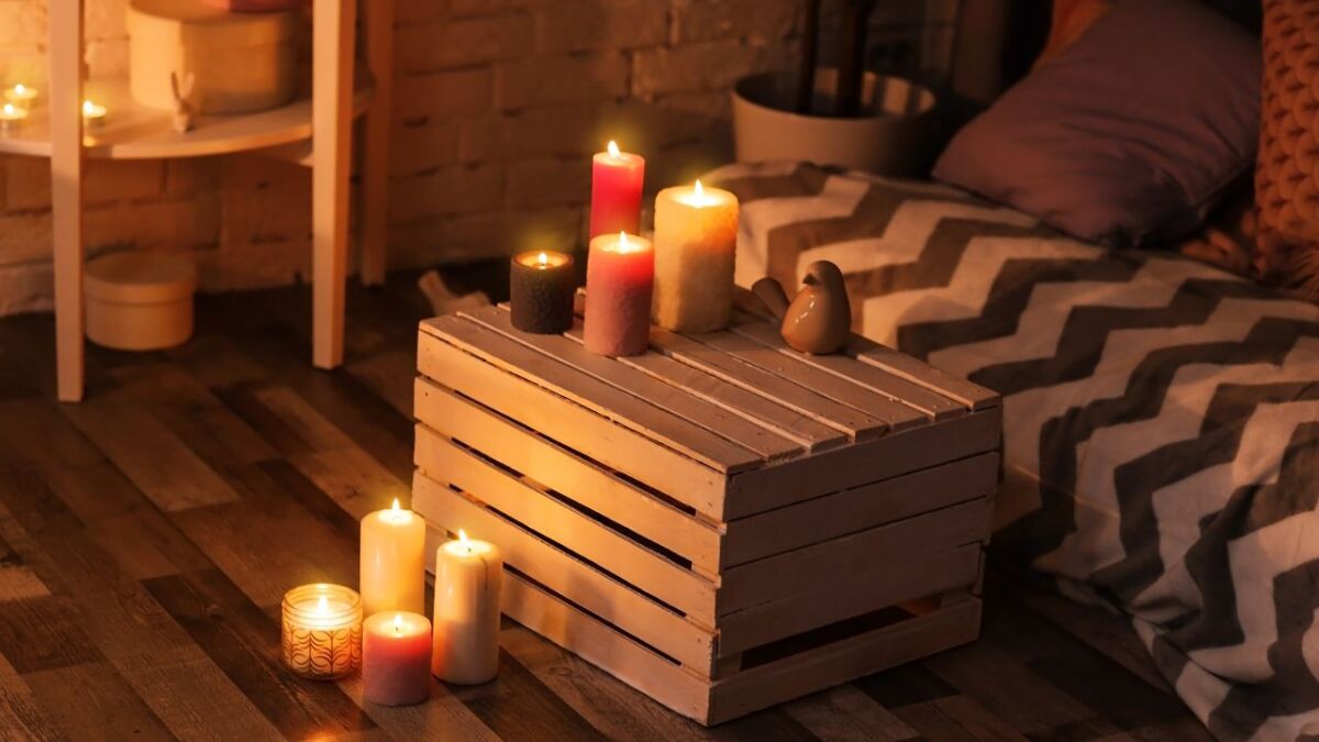 To heat up a room with candles, you need many candles, which are constantly very expensive