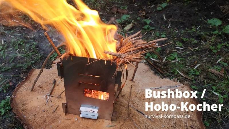 The Hobo Stove: Light and usable with fuel from the forest