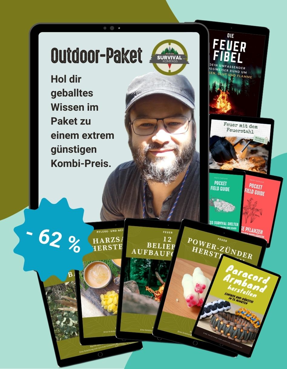 Outdoor-Paket (Feuer, Speer, Zünder, Harz, Pocket Guides etc.)