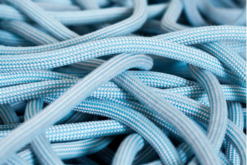 Paracord in Blau