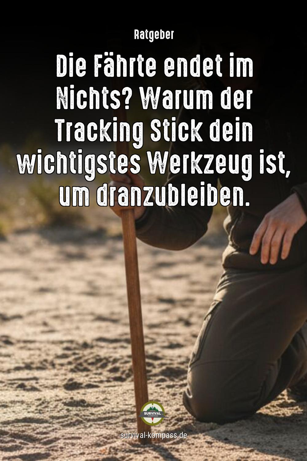 So hilft der Tracking Stick beim Fährtenlesen