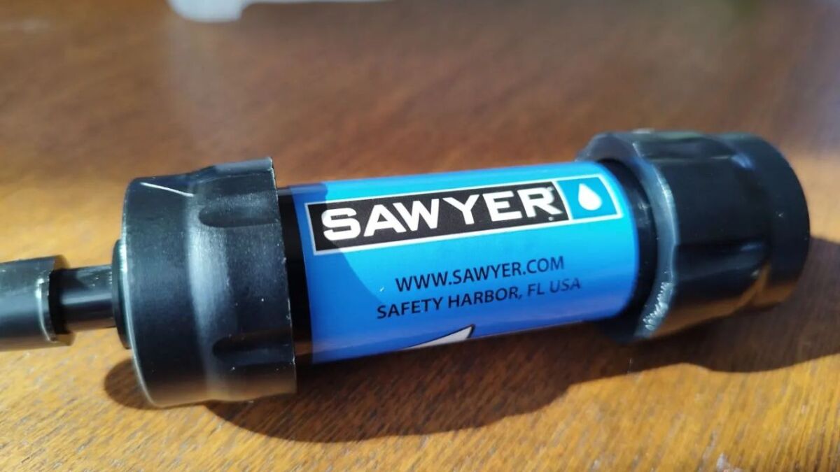 sawyer mini pointone wasserfilter test