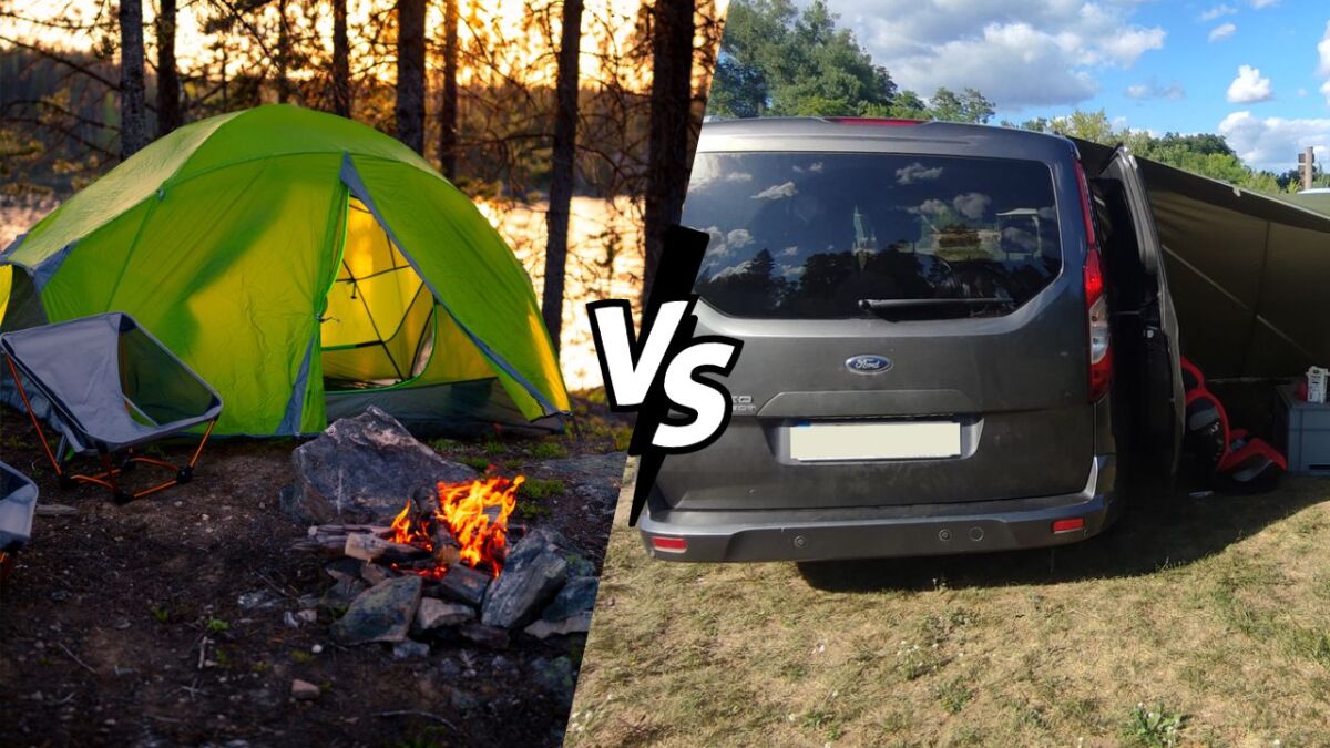 Outdoor-Übernachtung: Auto oder Zelt im Vergleich