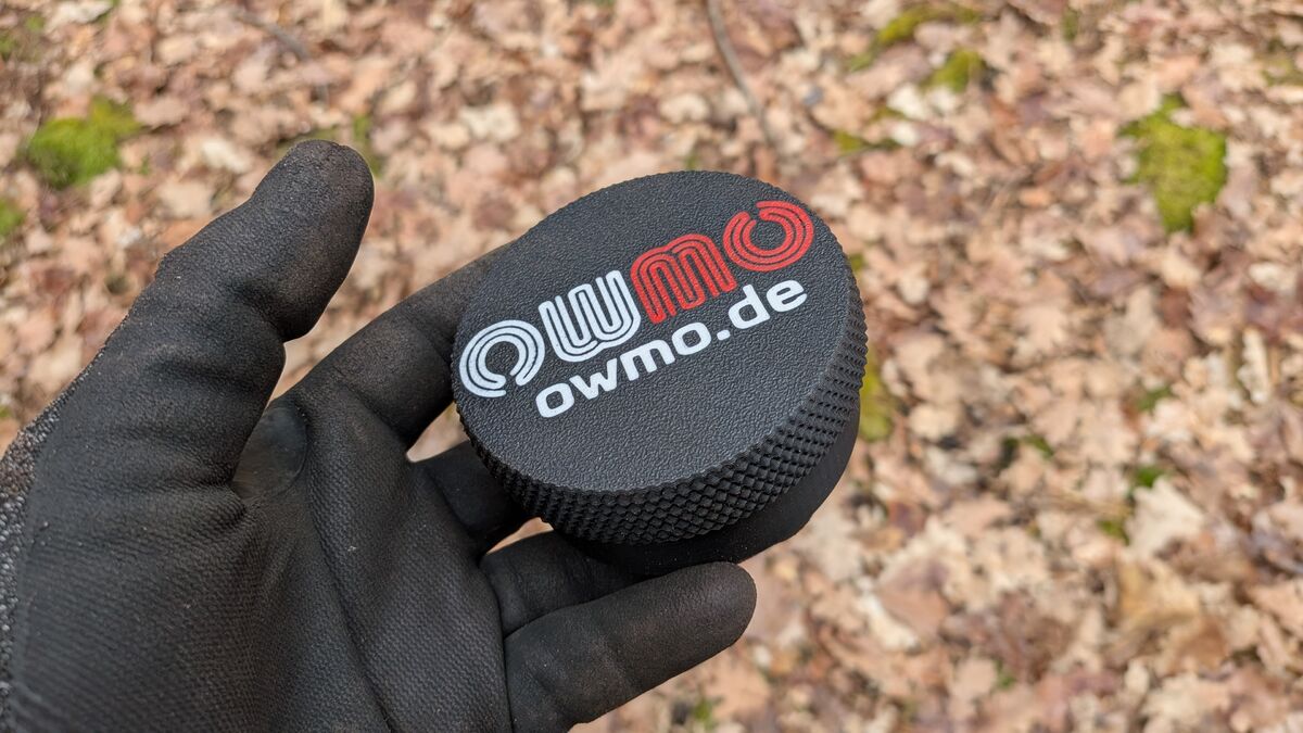 schwarz handschuh logo laub herbst