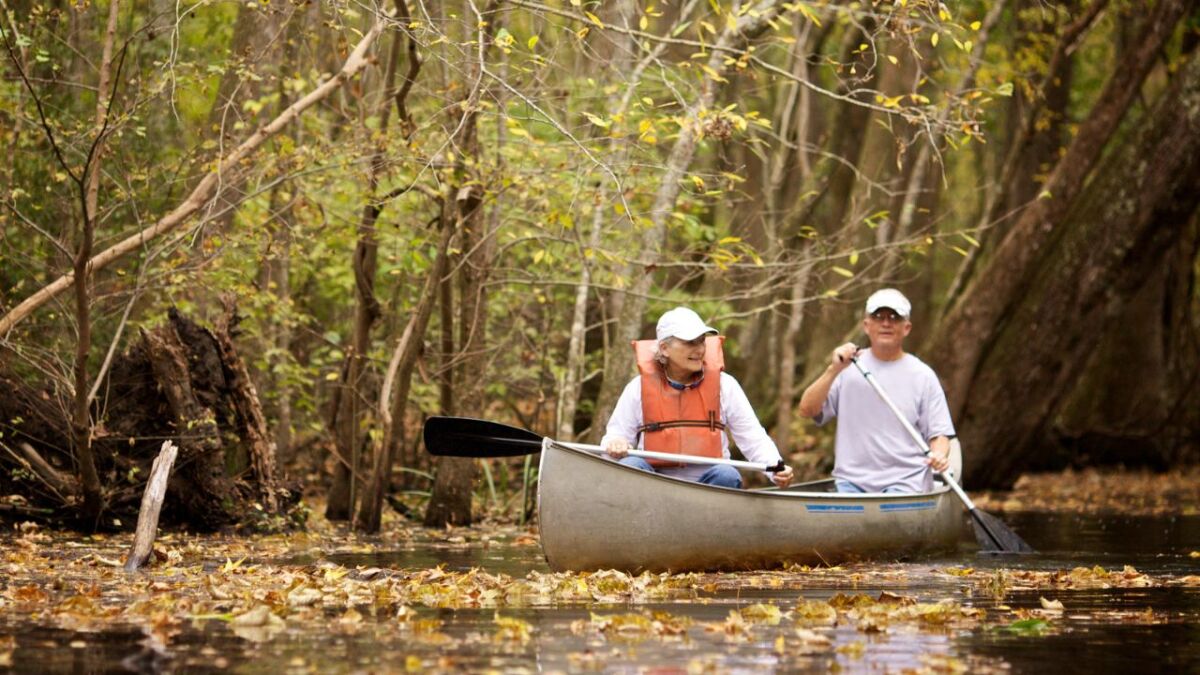 Age is just a number - Seniors experience the adventure of canoeing and don't let their age hold them back!