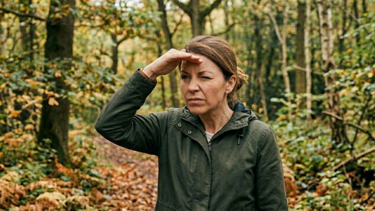 Naturbeobachtung lernen: Tiere und Spuren besser erkennen suchende frau herbstwald