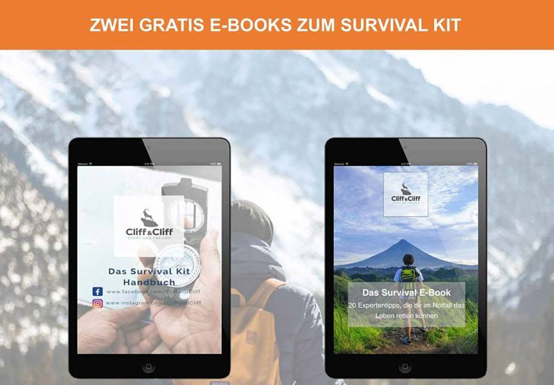 Manche Hersteller bieten eBooks an zu ihren Survival Kit's an