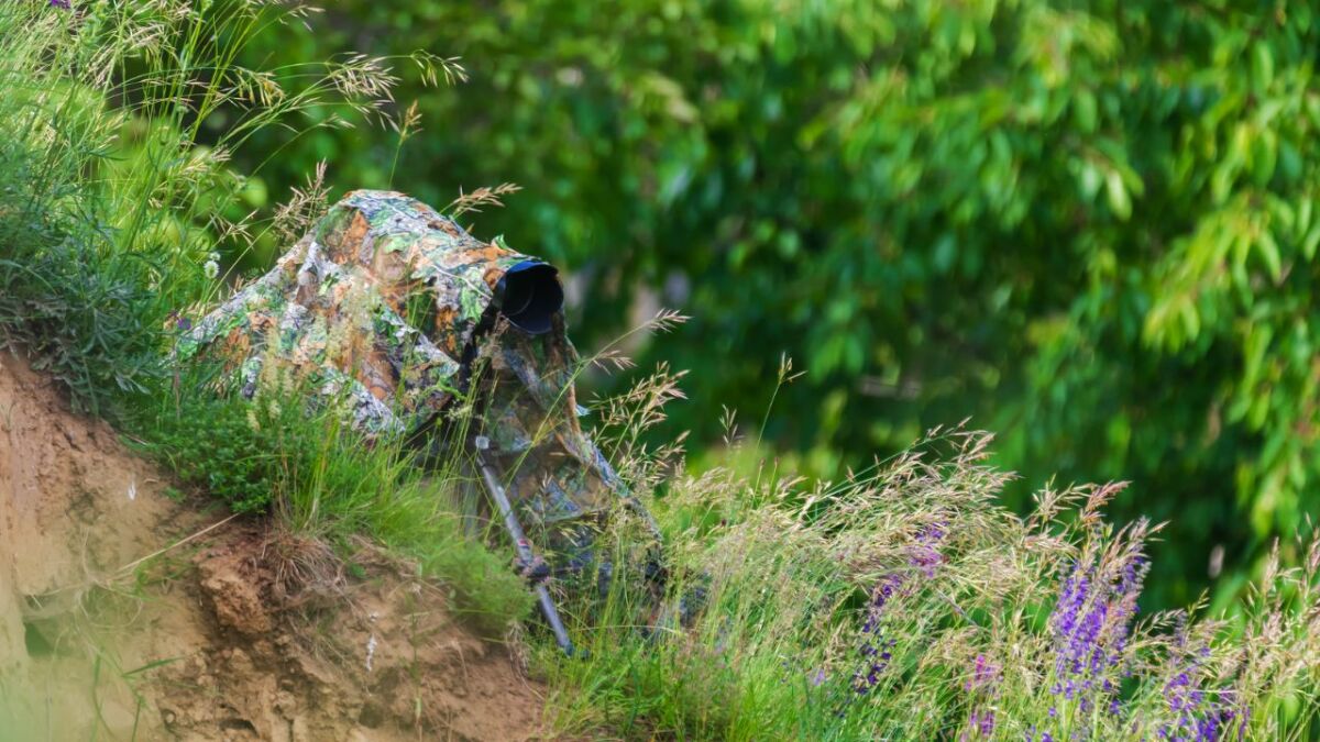 Tarp as camouflage