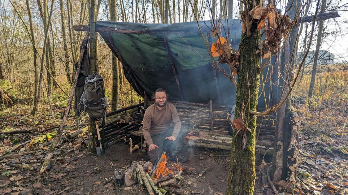 tarp plane bushcraft wald