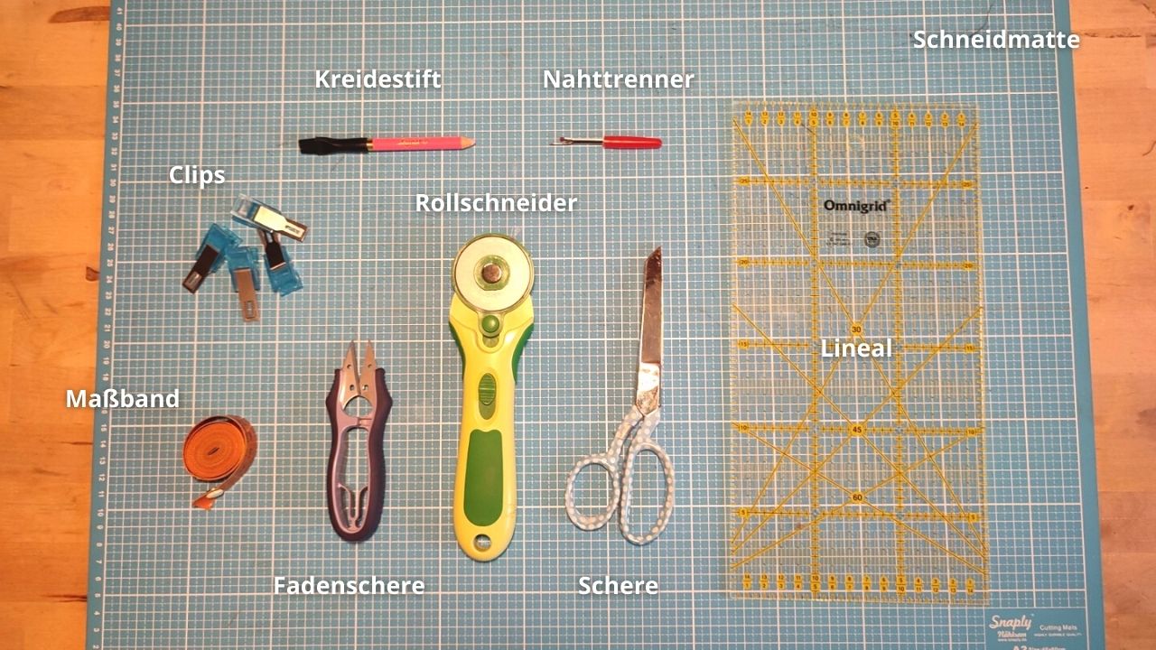 These tools were needed to sew the tarp