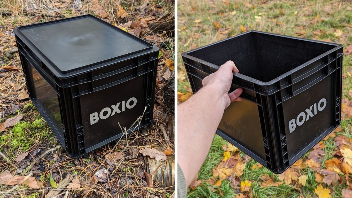Test Boxio Separating Toilet in Eurobox Format