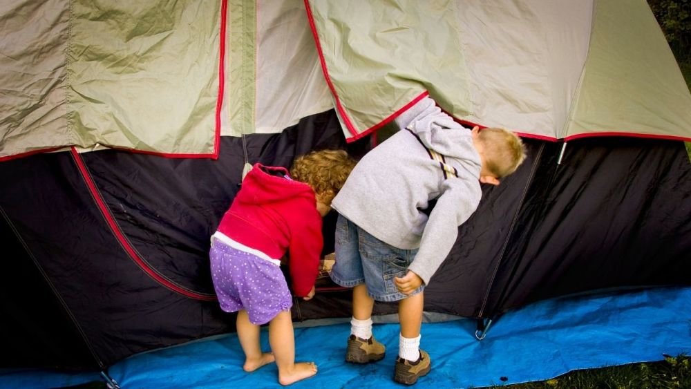 You should be flexible and patient when camping with children