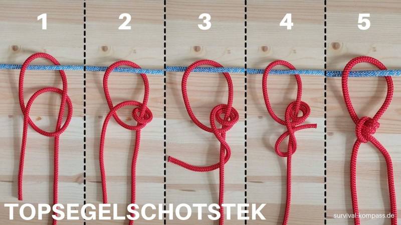 Top Sail Sheet Bend for Bushcraft and Survival