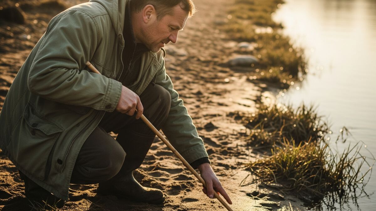 Spur verloren? So hilft der Tracking Stick beim Fährtenlesen tracking stick 2